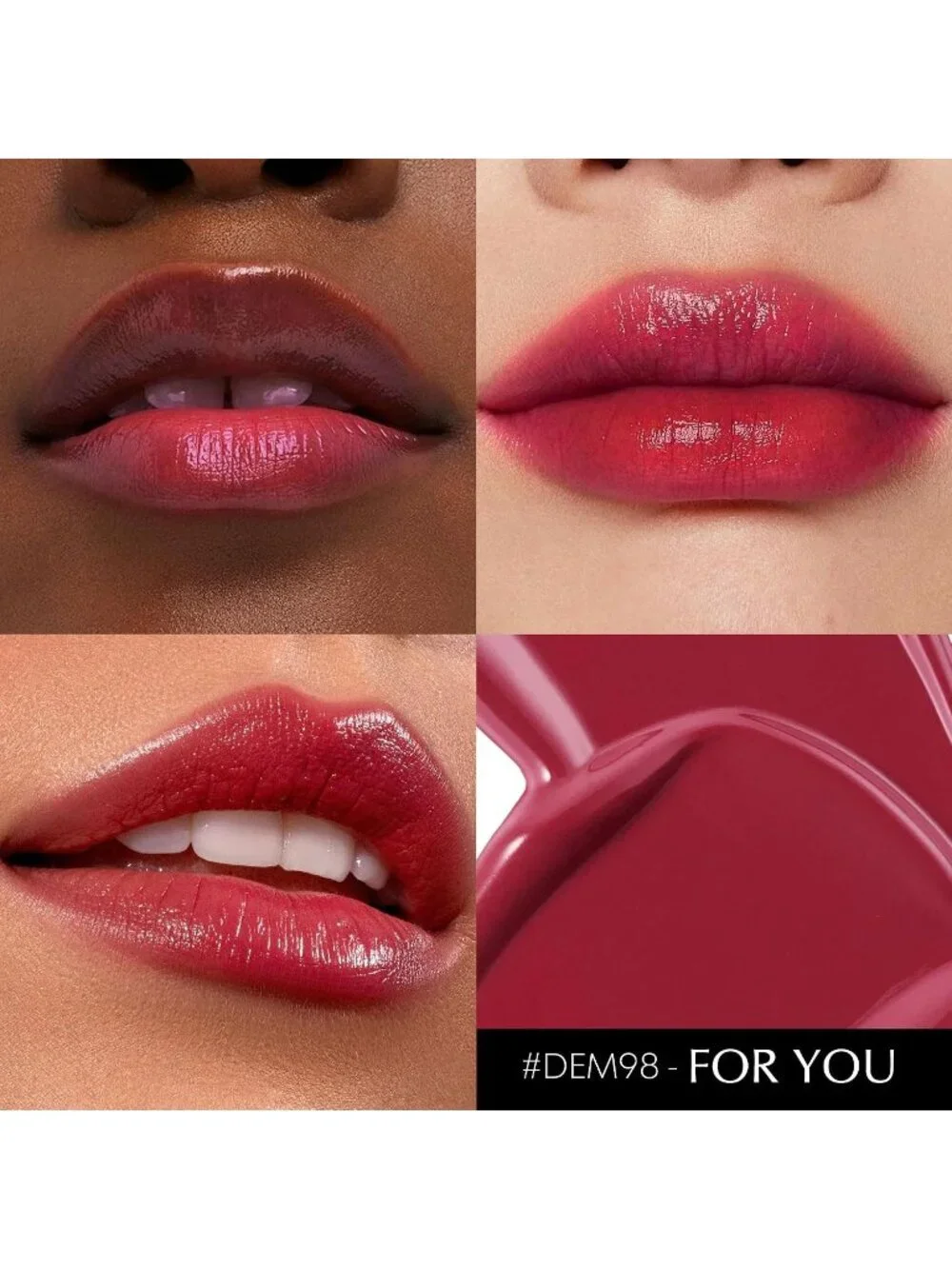 Women's DM68/95/98 3Pcs Glow Reviver Moisture Lip Gloss Creamy Tinted Lip Balm